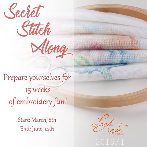 Secret Stitch Along 2019/1 borduurpakket