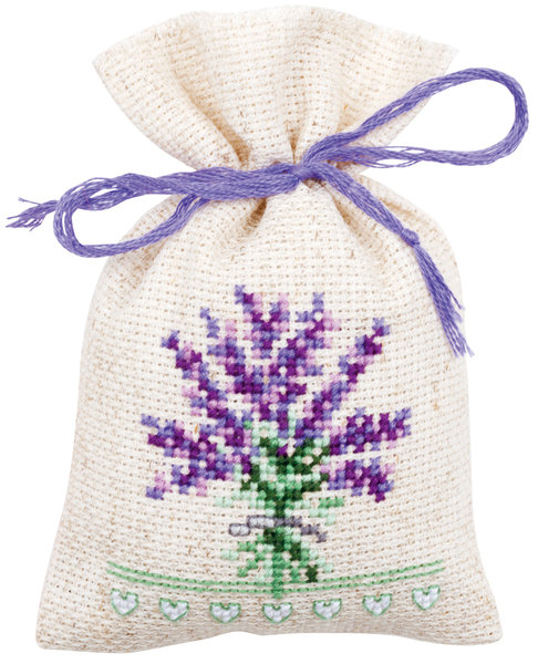 Kruissteek Telpakket Kruidenzakje Provence Lavendel