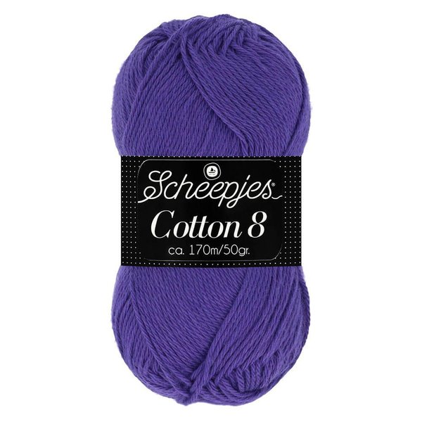 Scheepjeswol Cotton8 kleur 661 paars