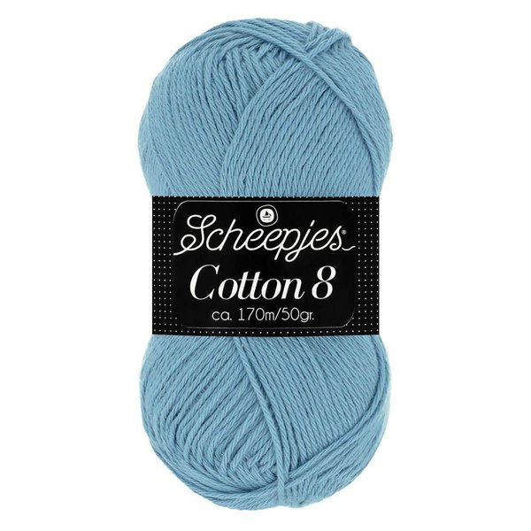 Scheepjeswol Cotton8 kleur 711 jeans