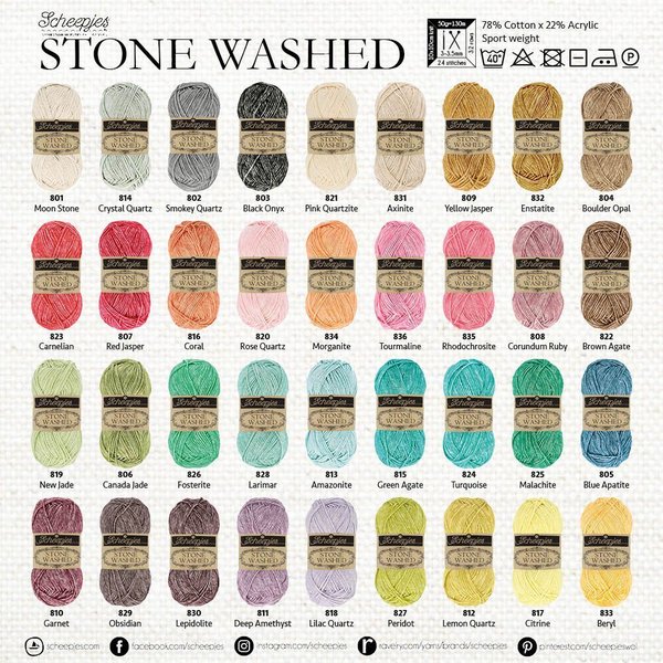 Scheepjeswol Stone Washed - kleur 804