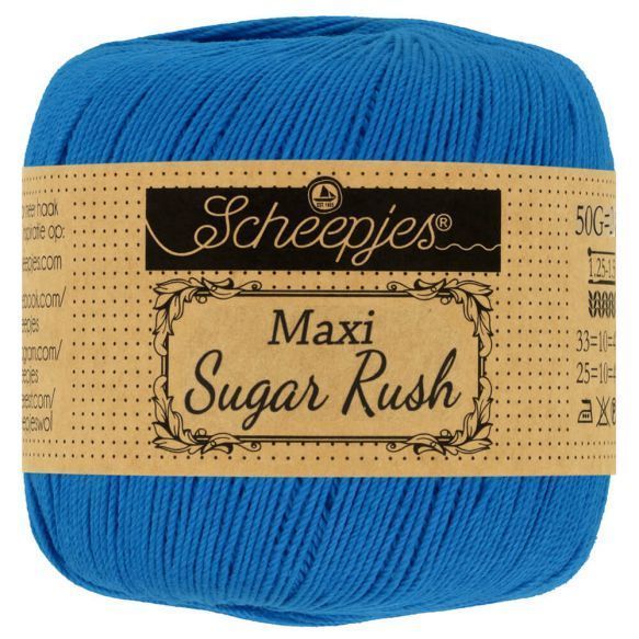 Scheepjeswol Maxi Sugar Rush - kleur 201 - Electric Blue