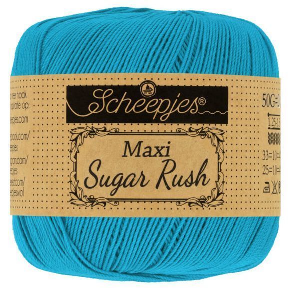 Scheepjeswol Maxi Sugar Rush - kleur 146 - Vivid Blue