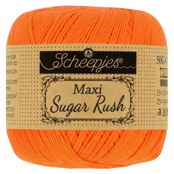 Scheepjeswol Maxi Sugar Rush - kleur 281 - Tangerine