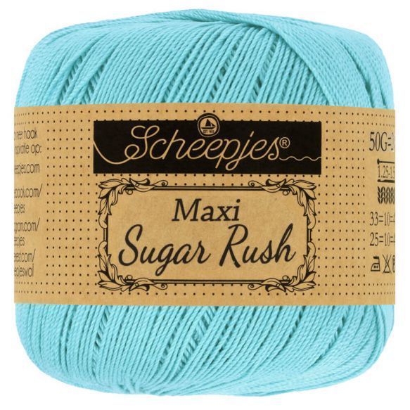 Scheepjeswol Maxi Sugar Rush - kleur 397 - Cyan