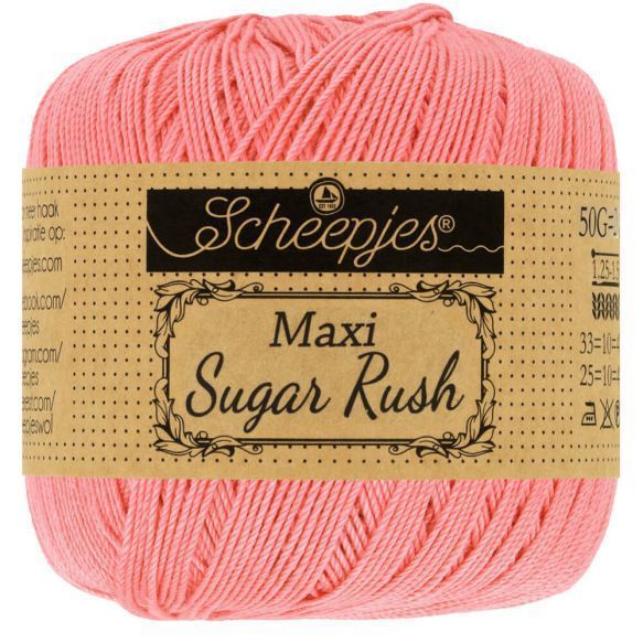 Scheepjeswol Maxi Sugar Rush - kleur 409 - Soft Rosa