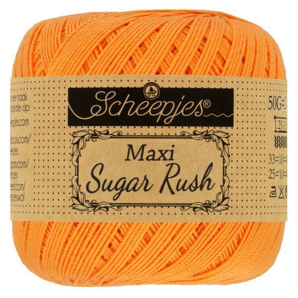 Scheepjeswol Maxi Sugar Rush - kleur 411 - Sweet Orange