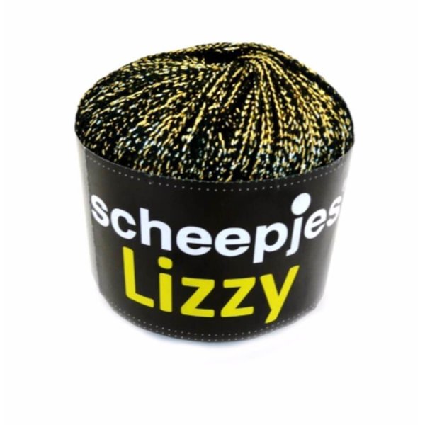 Scheepjeswol Lizzy - kleur 10 - Zwart-Goud