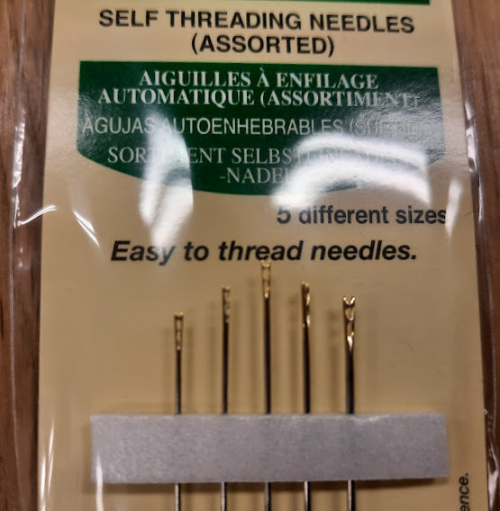 Clover Self Threading needles - set van 5