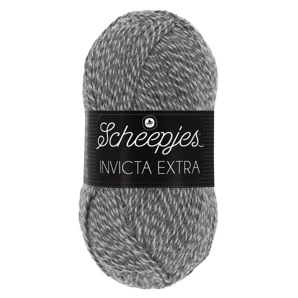 Scheepjeswol Invicta Extra - kleur 1402 - wit/ grijs