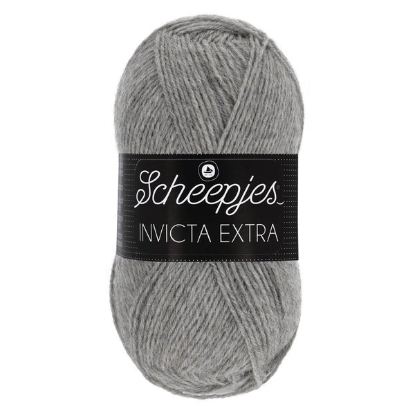 Scheepjeswol Invicta Extra - kleur 1347 - grijs gemeleerd